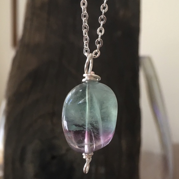 DesignsByKaren Jewelry - Rainbow Fluorite Pendant